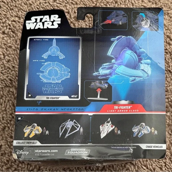Micro Galaxy Squadron Tri-Fighter Star Wars collectible! - Picture 2 of 3